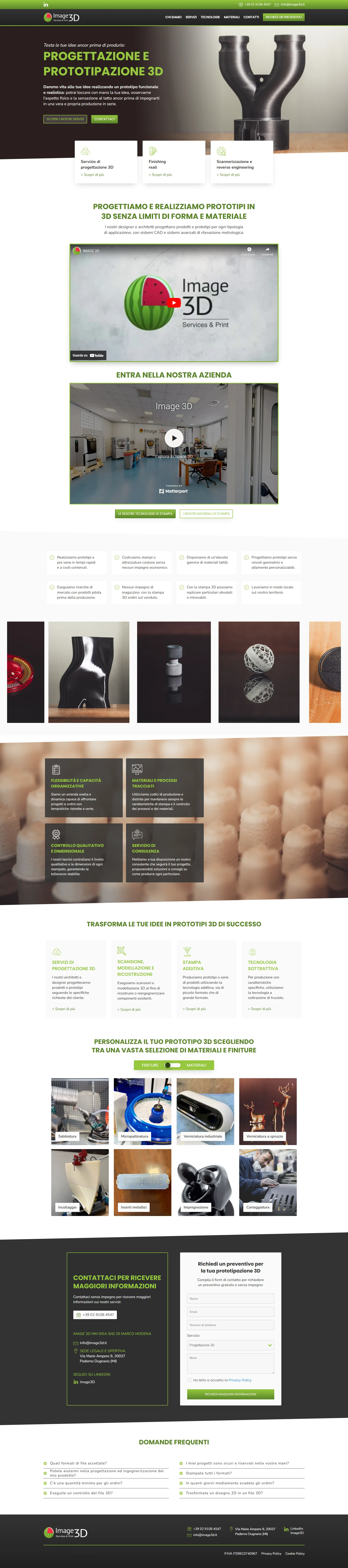 screenshot sito web image 3d desktop